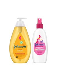 Resim Johnsons Bebek Şampuanı 750 Ml + Johnsons Işıldayan Parlaklık Kolay Tarama Spreyi 200 Ml 