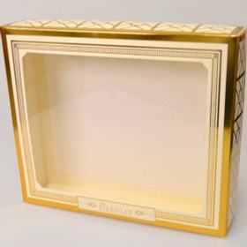 Resim Asetat Pencere Kapaklı Hediye Kutusu Küçük Boy 21x25x5 Cm Sunum Kutusu 