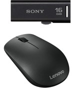 Resim LENOVO 400 Kablosuz Mouse + Flash Bellek Ikili Set 