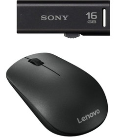 Resim LENOVO 400 Kablosuz Mouse + Flash Bellek Ikili Set 