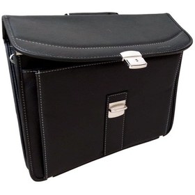 Resim Anahtarlı Evrak Çantası Kaliteli Suni Deri Siyah Renkli, Evrak Çantası, Çanta, İş Çantası Siyah 