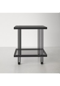 Resim Dolores Siyah Metal Yan Sehpa 