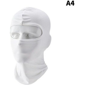 Resim Erkekler İçin Kayak Maskesi Tam Yüz Maskesi Beyaz 