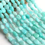Resim 35 adet 8-10mm Doğal Amazonite Düzensiz Taş Boncukları, Moda Gevşek Mesafe Boncukları, DIY Zarif Bilezikler, Kolyeler, Küpeler için Uygun, Takı Yapımı Malzemeleri, Kadınlar için Hediyeler 
