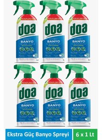 Resim Doa Banyo Extra Güç Temizlik Spreyi 1 Lt X 6 Adet 6'lı Set 