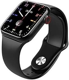 Resim MADEPAZAR SATAVALA M26 Plus Smart Watch 6 Siyah Akıllı Saat Wireless Charging 