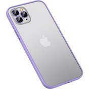 Resim Pilanix Apple Iphone 13 Pro Max Kılıf Renkli Kenarlı Kamera Lens Koruyuculı Retro Kapak 