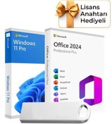 Resim Microsoft Windows 11 + Office 2024 Pro Plus Kurulum Dosyalı USB Bellek 16GB (Lisans Anahtarı Hediyeli) 