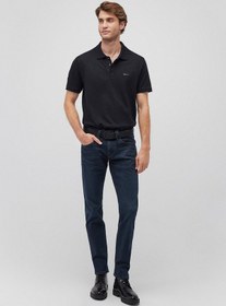Resim Mavi - Jake Lux Black Puslu Vintage Koyu Mavi Jean Pantolon 0042287868 Koyu Mavi 
