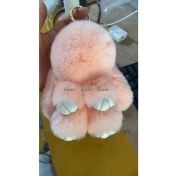 Resim Silver1 Gıoıo Yeni Sevimli Gerçek Saç Tilki Küçük Cinderblock Saç Araba Anahtarlık Kolye Ins Pixie Peluş Top Çanta Aksesuarları (Yurt Dışından) 