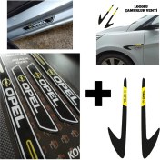 Resim Aksefuar Lazer Opel Astra G Hb Kapı Eşiği + Logolu Çamurluk Venti Set 