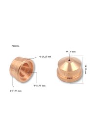 Resim Trafimet Cb 100 - Cb 150 1,6mm Plazma Kesim Memesi Pd0026-16 