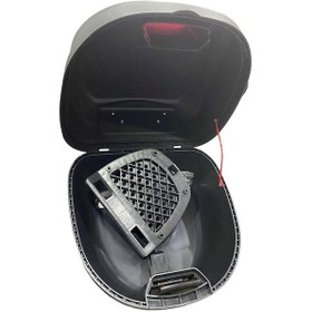 Resim 32 Litre Motorsiklet Bagaj Çantası Suya Dayanıklı Sök Tak Özellik Siyah Motorcu Sepeti Supermoto Siyah 