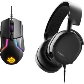 Resim SteelSeries Arctis 3 Oyuncu Kulaklık + Rival 600 SSM62446 Rgb Oyuncu Mouse 
