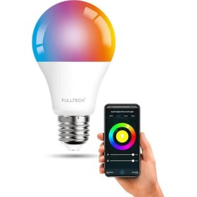 Resim Fulltech Akıllı Rgb LED Lamba Ampul Wifi Tuya Destekli, 800 Lümen Akıllı Kontrol 