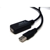 Resim Beek Usb 2.0 Uzatma Kablosu, Usb A Erkek Usb A Dişi, Ic Çip: Fe1.1s, 20 Metre Usb2.0 Extn (usb 