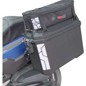 Resim Gp Kompozit Universal 26 Lt x 2 Plastik ve Kumaş Motosiklet Yan Çanta Seti Siyah 