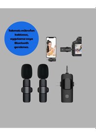 Resim Ceylan Adam Mobil Uyumlu Mikrofon - Dış Mekân İçin İdeal 