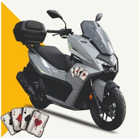 Resim Kurt Reklam Dünyası Poker Kağıdı Full As Araba, Motorsiklet, Kask, Laptop, Cam Sticker 13x9 Cm 