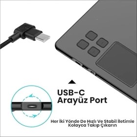 Resim CetKing A30 Grafik Çizim Tableti Için USB Kablosu 