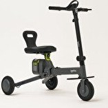 Resim İgofor Hafif Taşınabilir Uzun Menzilli 3 Tekerlekli Katlanabilir Elektrikli Oturulabilir Scooter 
