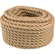 Resim Gereksiz Şeyler 16mm Jüt Halat Kendir Urgan Halat Ip 70 Metre Dekoratif Halat 