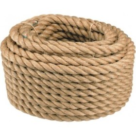 Resim Gereksiz Şeyler 16mm Jüt Halat Kendir Urgan Halat Ip 70 Metre Dekoratif Halat 