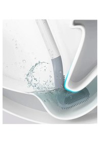 Resim 1 Adet Pratik Golf Tasarımlı Su Damlatmaz Bükülebilir Silikon Tuvalet Fırçası Wc Klozet Fırçası Çok Renkli 