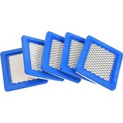 Resim Moveevo 5 Adet Briggs Stratton 491588/4915885 Yerine Geçici Çim Biçme Makinesi Hava Filtresi - Yüksek Verimli Filtreleme, Motor Performansını Korur 
