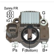 Resim Mobiletron 12v Kömürlü Konjektör Mıtsubıshı Tipi (4 FİŞ DİK SOKETLİ) (D-FR-IG-L) Honda 