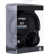 Resim Syrox K11 Kulaküstü Mikrofonlu Aux Kablolu Kulaklık 