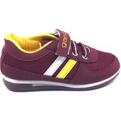 Resim Ganzi Bordo-Sarı Erkek Bebe Spor Ayakkabısı-Bordo-Sarı-23 