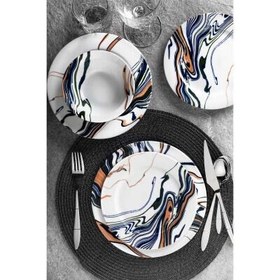 Resim Porland Sepya 6 Kişilik 24 Parça Yemek Takımı 