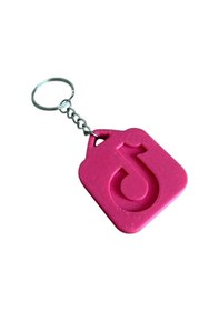 Resim Nfc Anahtarlık - Tiktok Anahtarlık Pembe 4 Cm 