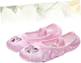 Resim Caz Dans Ayakkabıları Bale Uygulama Ayakkabıları Çocuklar Bale Ayakkabıları Çocuklar Slayt Sandalet Bale Dans Ayakkabıları Lirik Ayakkabılar Çocuklar Için Terlik Kızlar Bale 