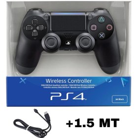 Resim Crk Teknoloji Ps4 ve Pc Dualshock 4 V2 Gamepad Siyah Yeni Nesil Kol Yenilenmiş 