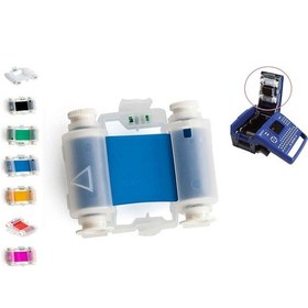 Resim Brady Bmp71 Etiket Yazıcı Için Ribbon / Mürekkep Şeriti M71 Mavi 