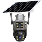 Resim 3 MP + 3 MP Çift Lens Solar TF Kart Girişli 4G Kamera 