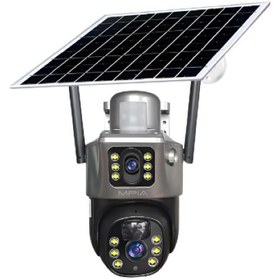 Resim 3 MP + 3 MP Çift Lens Solar TF Kart Girişli 4G Kamera 