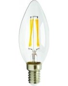 Resim Cata 5 Adet 4w Filament Led Buji Ampul Lamba Gün Işığı Ct-4066 