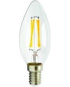 Resim Cata 5 Adet 4w Filament Led Buji Ampul Lamba Gün Işığı Ct-4066 