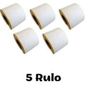 Resim Özfiliz Mağaza Ekipmanları 52x56 Mm Termal Terezi Etiketi Yaıpışkanlı Etiket (1 Rulo = 500 Adet) 