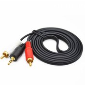 Resim 1.8 Metre 1 Stereo Erkek To 2 Rca Lale Tos Kablo 