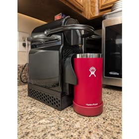 Resim Perim3d Nespresso Inissia D40/C40 Uyumlu Yükseltici Çekmece | 12 Kapsüllü Kahve Makinesi Standı - Siyah 