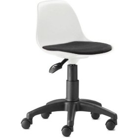 Resim Beyaz Pls. Siyah Kumaş Çocuk Koltuğu 6-12 Yaş 