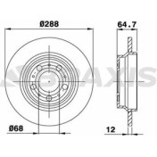 Resim Braxis AE0333 Arka Fren Disk Aynası S80 2.8t6.2.9.2.0.2.0t.2.4 05.98 S60 2.4.2.4t.2.4d5.2.0t.2.4t Awd 11 Xc 6 9434167.4 