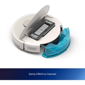 Resim Philips Islak ve Kuru Otomatik Boşaltma İstasyonlu Beyaz Robot Süpürge Beyaz - AYAKKABILIK HEDİYELİ 