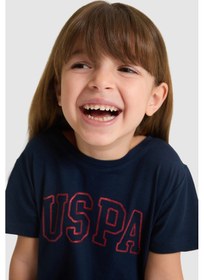 Resim U.s. Polo Assn. Kız Çocuk Lacivert Tişört Basic 50325631-vr033 
