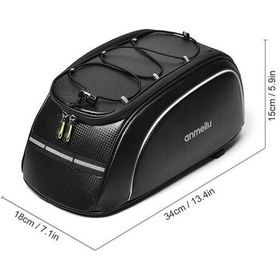Resim Willowhaven İletişim Arka Çanta Bisiklet Elektrikli Araba Motosiklet 8l Kapasite Su Geçirmez Çok Renkli 