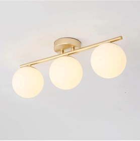 Resim Rsylight 3'lü Modern Eskitme Kaplama Sıralı Plofyoner Çok Renkli 